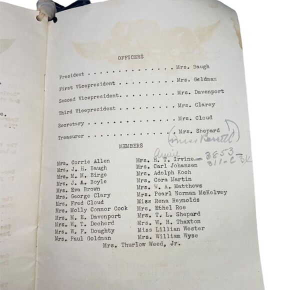 Kwill Club Meeting 1938 Gift Purse with Gloves - Picture 14 of 15